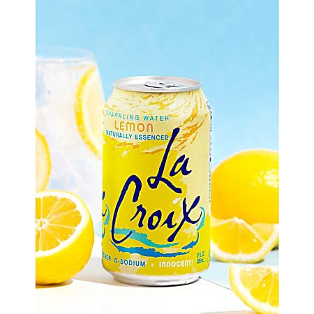 Lacroix Core Sparkling Water With Natural Lemon Flavor 12 Oz Case Of 24 Cans Lacroix Core Sparkling Water With Natural Lemon Flavor 12 Oz Case Of 24 Cans