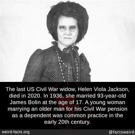 Last Civil War Widow Dies At Age 101 Helen Viola Jackson