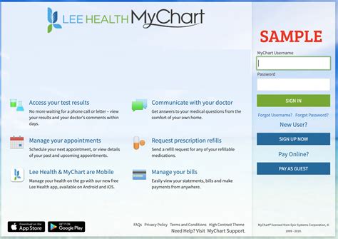 Lee Health Mychart