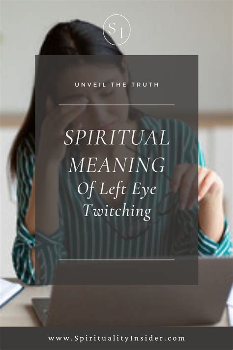 Left Eye Twitching Spiritual Meaning 5 Main Reasons Artofit