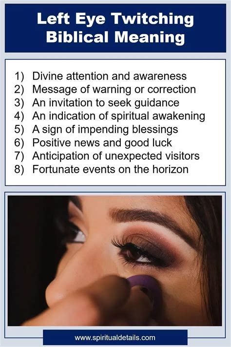 Left Eye Twitching Spiritual Meaning