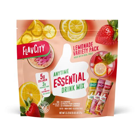 Lemonade Anytime Essential Drink Mix Flavcity
