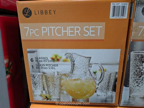Libbey Glass Pitcher Set