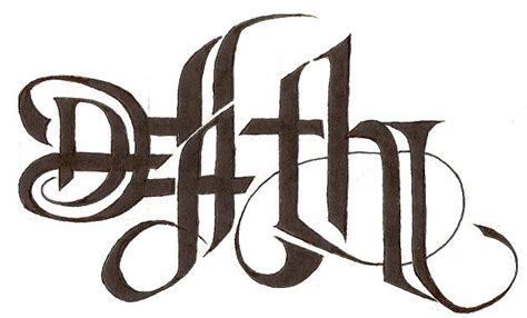Life And Death Ambigram