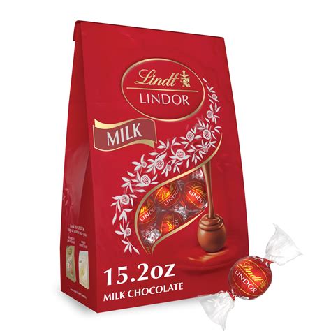 Lindt Lindor Milk Chocolate Candy Truffles 15 2 Oz Target