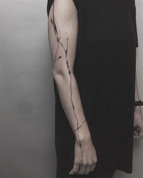 Line Tattoo Arm Single Line Tattoo Cool Arm Tattoos Small Arm