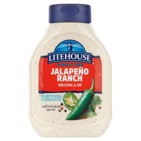 Litehouse Dressing Amp Dip Ranch Jalapeno 13 Fl Oz Safeway