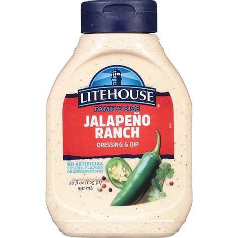 Litehouse Jalapeno Ranch Dressing Amp Dip Planogram Back