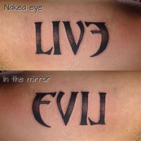 Live Evil An Ambigram And Semordnilap Hubpages