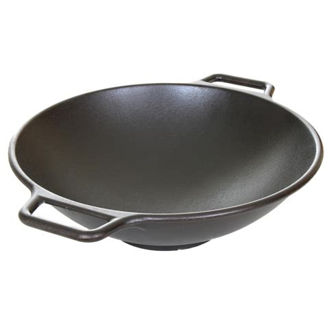 Lodge 14 Inch Pro Logic Seasoned Cast Iron Wok P14w3 Bbq Guys Lodge 14 Inch Pro Logic Seasoned Cast Iron Wok P14w3 Bbq Guys