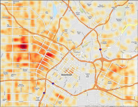 Los Angeles Crime Map Gis Geography