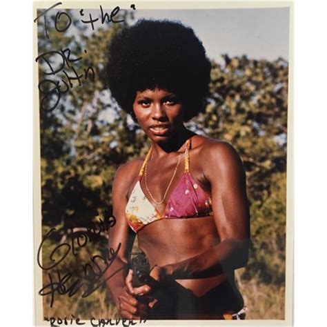 Lot Gloria Hendry James Bond Live Amp Let Die 1973 Autographed