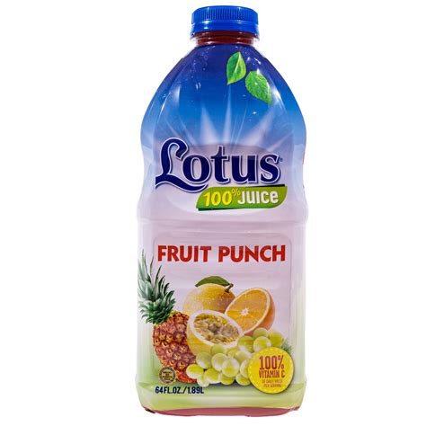 Lotus Foods 100% Fruit Punch Juice (64 Oz) | Delivery Near Me - Doordash
