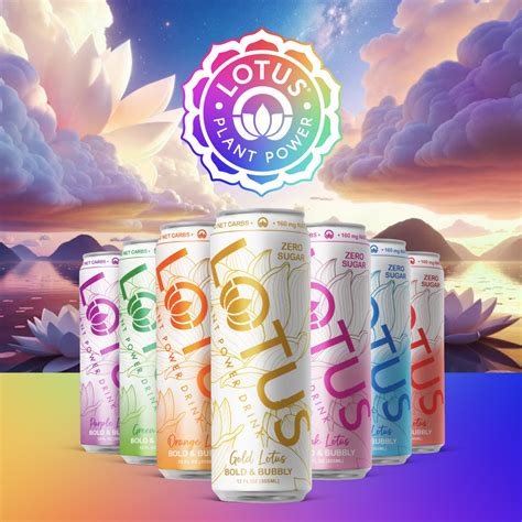 Lotus Plant Power Drink Zero Sugar Variety 12 Pack