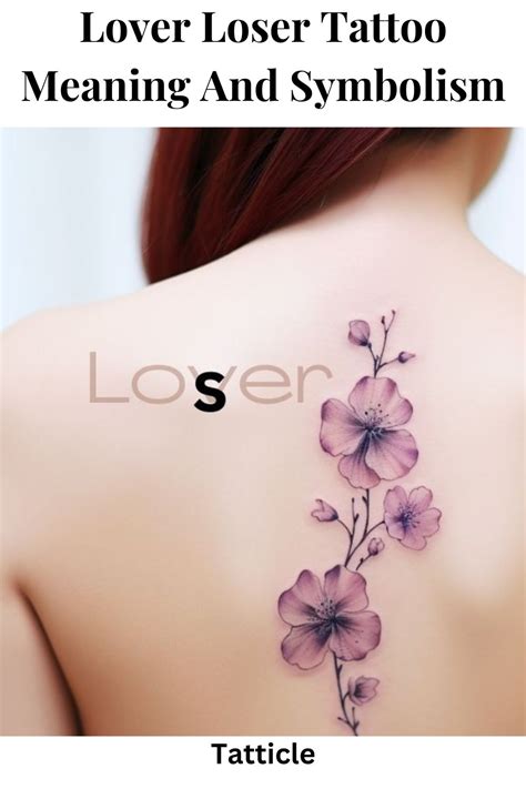 Lover Loser Tattoo Meaning And Symbolism Tatticle Lover Loser Tattoo Meaning And Symbolism Tatticle