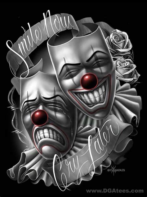 Lowrider Arte Chicano Art Clowns Jokers Devils Cool Tattoo Designs Lowrider Arte Chicano Art Clowns Jokers Devils Cool Tattoo Designs