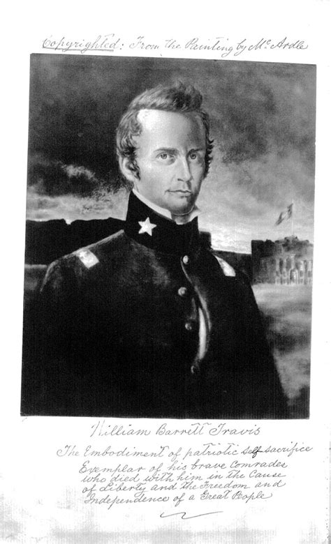 Lt Col William Barret Travis February 24 1836 Metropolis Caf