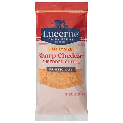 Lucerne Sharp Cheddar Cheese Rustic Cut 32 Oz Randalls Lucerne Sharp Cheddar Cheese Rustic Cut 32 Oz Randalls