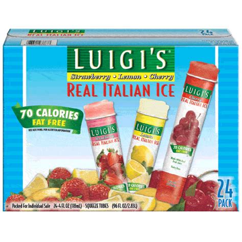 Luigis Real Italian Ice Mango Squeeze Tube 4 Ounce 24 Per Case Luigis Real Italian Ice Mango Squeeze Tube 4 Ounce 24 Per Case