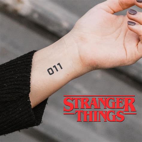 Made Stranger Things Eleven Tattoo Stranger Things Pinterest