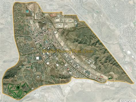 Map Of Fort Carson Cdp Thong Thai Real