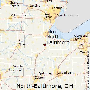 Map Of North Baltimore Ohio Maps Of Ohio