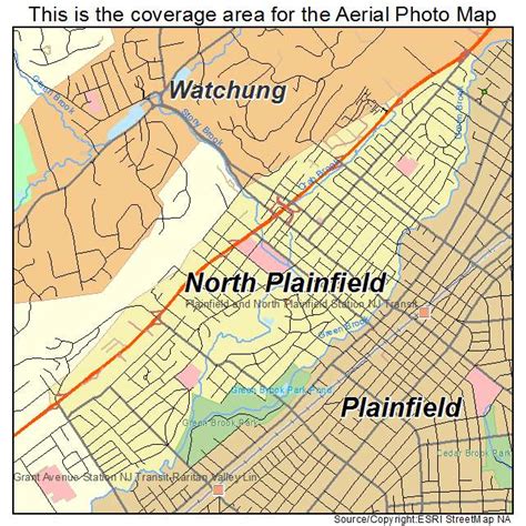 Map Of North Plainfield Borough Map Of North Plainfield Borough