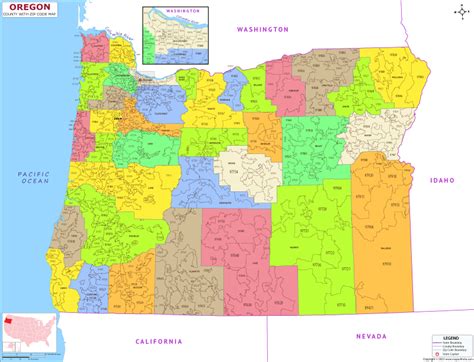 Map Of Oregon Zip Codes Map Of Oregon Zip Codes