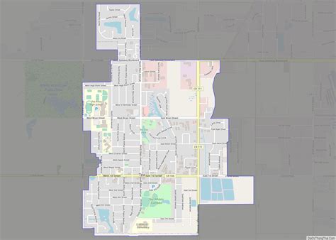 Map Of Tea City Thong Thai Real