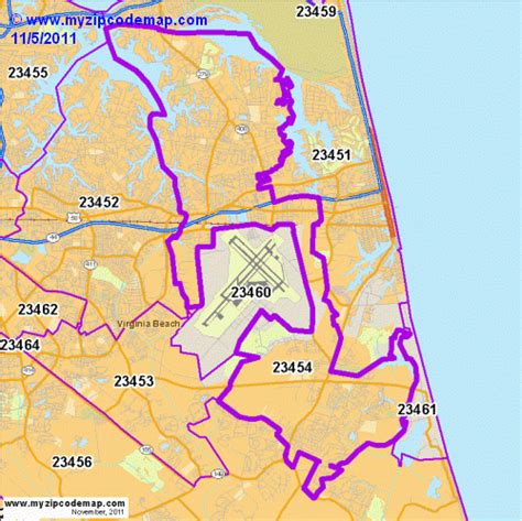 Map Of Virginia Beach Zip Codes Virginia Map Map Of Virginia Beach Zip Codes Virginia Map