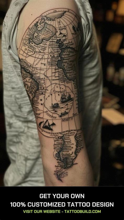 Map Tattoo Ideas Best Designs For You Map Tattoos Biomechanical