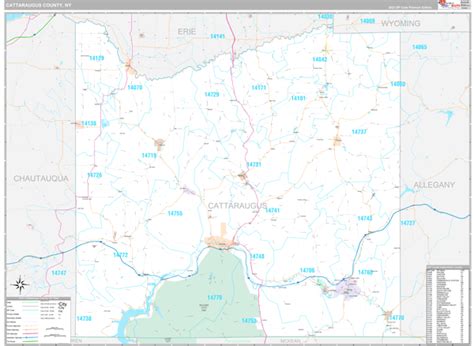 Maps Of Cattaraugus County New York Marketmaps Com