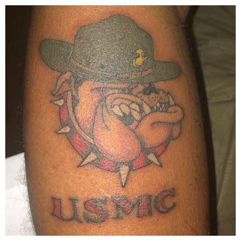 Marine Corps Bulldog Tattoos Temporary Tattoo Trends