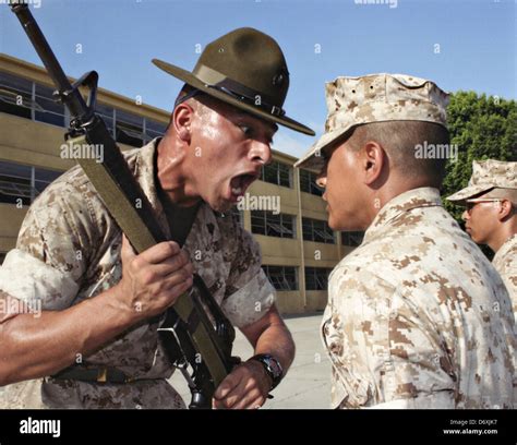 Marine Corps Drill Instructor Screaming