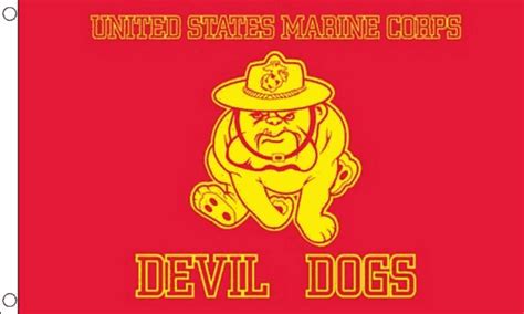 Marine Devil Dogs Flag Medium Mrflag