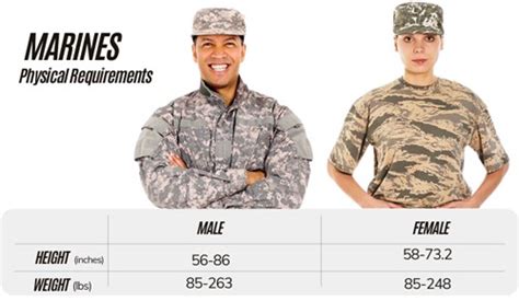 Marine Requirements For Males