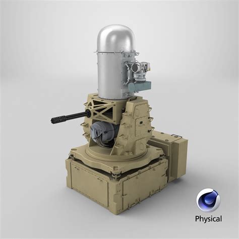 Mark 15 Phalanx Close In Weapon System Sand 3D Model 69 3Ds Blend