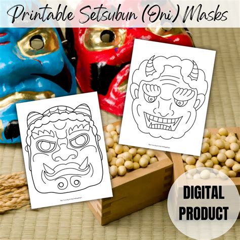 Mask Oni Printable