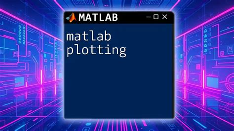 Mastering Matlab Plot Points A Quick Guide Mastering Matlab Plot Points A Quick Guide