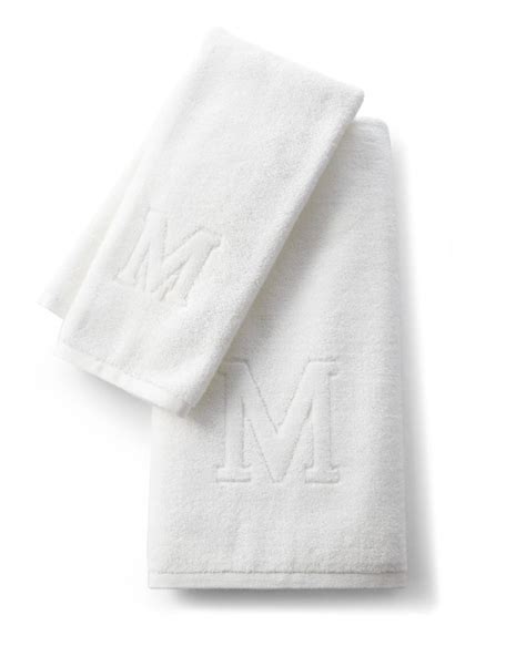 Matouk Auberge Monogrammed Fingertip Towel Matouk Auberge Monogrammed Fingertip Towel