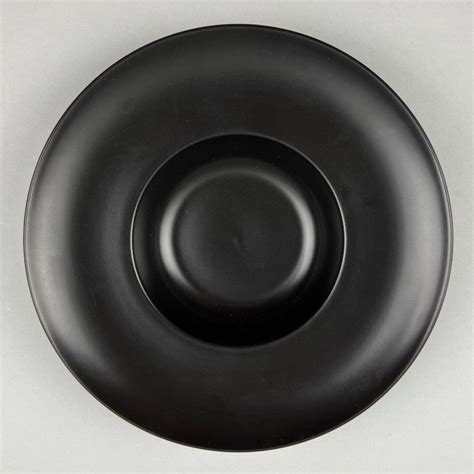 Matte Black Straw Hat Plate Pasta Dish Wide Rim Shallow Bowl Matte Black Straw Hat Plate Pasta Dish Wide Rim Shallow Bowl