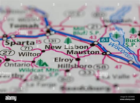 Mauston Map Hi Res Stock Photography And Images Alamy