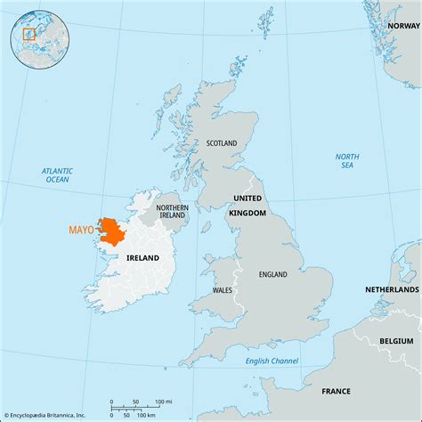 Mayo Ireland Map Population Facts Britannica