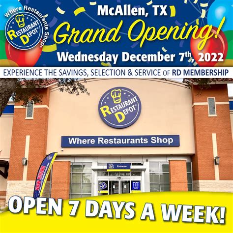 Mcallen Tx We Are Now Open Visit Our Newest Location Today Wednesday December 7Th Get Ready To Start Aving Experience The Savings Selection Service 7 Days A Week Stores Hours