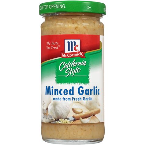 Mccormick California Style Minced Garlic 4 25 Oz Food 4 Less
