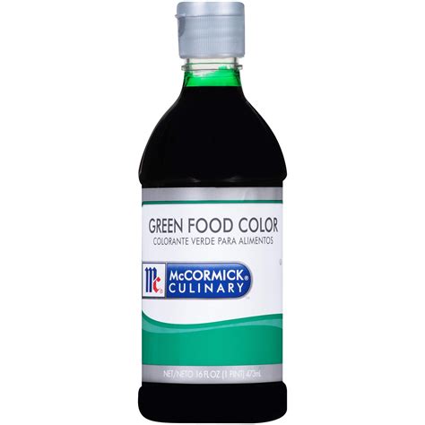 Mccormick Culinary Green Food Coloring Case Foodservicedirect