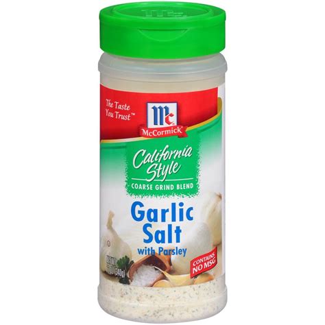 Mccormick Garlic Salt With Parsley California Style Ketodb