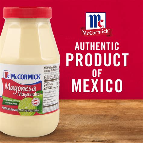 Mccormick Mayonesa Mayonnaise With Lime Juice 62 5 Oz Shop