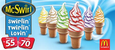 Mcdonalds Swirl Ice Cream Cones Price
