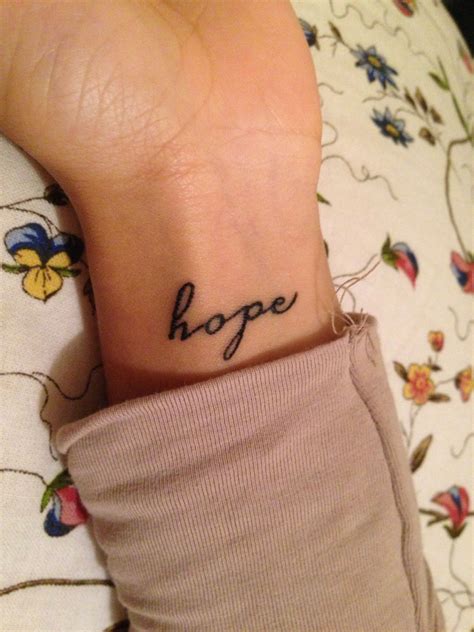 Meaningful Word Wrist Tattoo Tattoos For Women Small Tattoos For